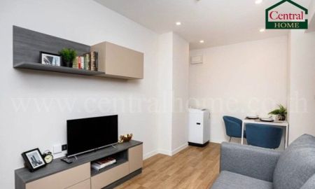 ให้เช่าคอนโด - ให้เช่า คอนโด กรู๊ฟ รัชดา-พระราม 9 ห้องมุม วิวโล่ง เฟอร์ครบ พร้อมเข้าอยู่