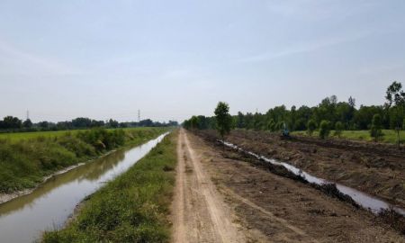 ขายที่ดิน - ที่สวยทำเลดี อนาคตไกล ค.9 ต.บึงชำอ้อ อ.หนองเสือ ปทุมธานี ติดถนนเลียบคลองแอน แบ่งแปลงละ 2 ไร่ มีเพียง3แปลงเท่านั้น ไร่ละ1.2ล้านบาทรวม 2 ไร่ 2.4 ล้านบาท