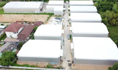 ให้เช่าโรงงาน / โกดัง - ให้เช่า โกดังสำเร็จรูป 11โกดัง 300-900 ตรม พื้นที่รวมกว่า 5,000 ตรม.บางละมุง