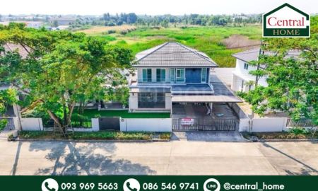 ขายบ้าน - บ้านเดี่ยว มัณฑนา วงแหวน - บางบอน วิวทะเลสาบ Type ใหญ่ที่สุดในโครงการ