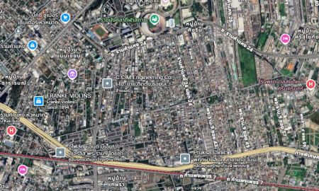 ขายที่ดิน - ขายที่ดินเปล่า เนื้อที่เกือบ 8 ไร่ ใกล้ Homepro และ The nine พระราม 9