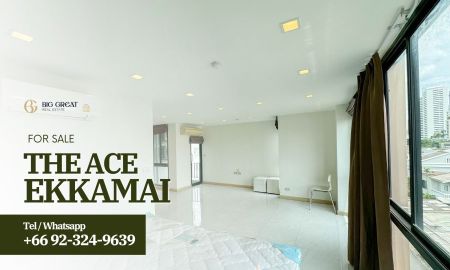 ขายคอนโด - ขายคอนโด The Ace Ekkamai ห้อง Studio ขนาดใหญ่ 42.83 ตร.ม. ชั้น 2 ทำเลเอกมัย เหมาะอยู่อาศัยและลงทุนปล่อยเช่า