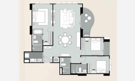 ขายคอนโด - Condo Supalai Elite Sukhumvit 39 ห้อง 3G1 ชั้น6 ห้องมุม 113.5 ตร.ม 3 นอน 3 น้ำ Rare Item Room