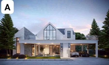 ขายบ้าน - ขายบ้านเดี่ยวพูลวิลล่าหรู สร้างใหม่ 3 ห้องนอน ห้วยใหญ่ พัทยา