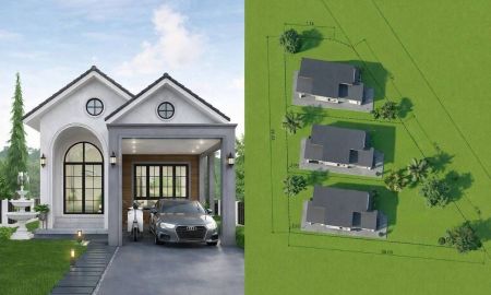 ขายบ้าน - ขายบ้านเดี่ยวใหม่ ใกล้ตลาดป่าโมก ต.เอกราช อ.ป่าโมก จ.อ่างทอง