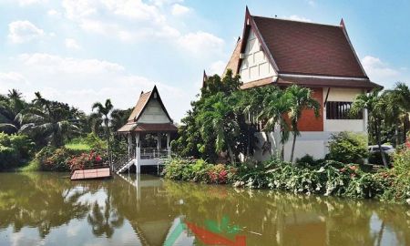 ขายบ้าน - ขายบ้านทรงไทยประยุกต์ริมน้ำ ขนาด1-0-42ไร่ ซ.หอมเกร็ด18 สามพราน ใกล้ตลาดดอนหวาย