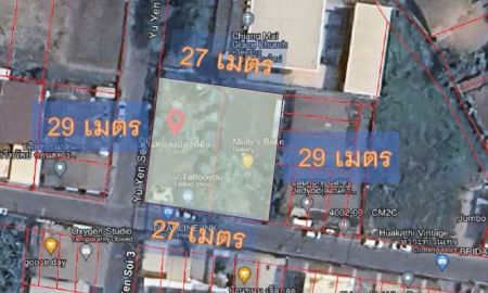 ขายที่ดิน - ขายที่ดินแถมบ้าน 200 ตารางวา (แปลงหัวมุม) ย่านเจ็ดยอดเชียงใหม่ อำเภอเมือง จังหวัดเชียงใหม่