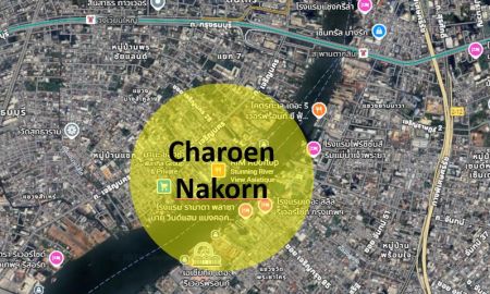 ให้เช่าที่ดิน - ให้เช่าที่ดินติดแม่น้ำเจ้าพระยา ถนนเจริญนคร ใกล้ Asiatique