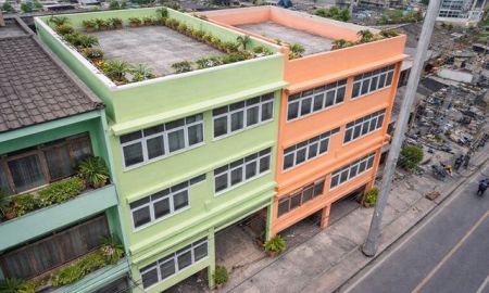 ให้เช่าอาคารพาณิชย์ / สำนักงาน - ม.มจพ 1.7 กม. 80ตร.ว. 420ตร.ม. ถ.ประชาชื่น-วงศ์สว่าง 21-29 MRT วงศ์สว่าง 500 ม.ให้เช่า อาคาร4 ชั้น 2 คูหา 3 น้ำ 3 นอน