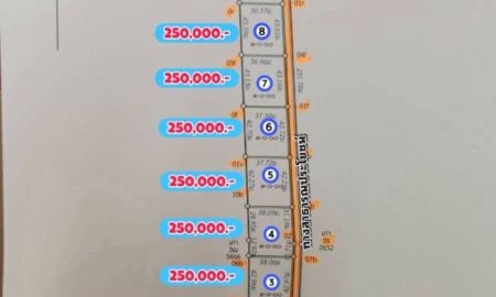 ขายที่ดิน - ที่ดินสุพรรณบุรี ราคาถูก อยู่ในชุมชน หน้าแปลงถนนคอนกรีต