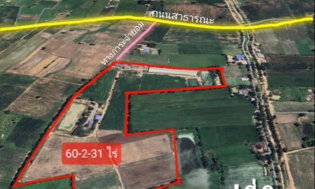 ขายที่ดิน - ขายด่วน ที่ดินดอนเจดีย์ แปลงใหญ่ 60 ไร มีรั้วปูนรอบแนวเขตที่ดินแล้ว