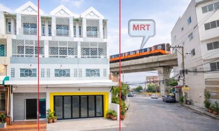 ให้เช่าอาคารพาณิชย์ / สำนักงาน - มีนบุรี อาคารพาณิชย์ 3 ชั้น 2 คูหาติดกัน แอร์ 10 เครื่อง รามคำแหง 172-184 ให้เช่าโฮมออฟฟิศขนาดใหญ่ MRTเคหะรามคำแหง 200ม.