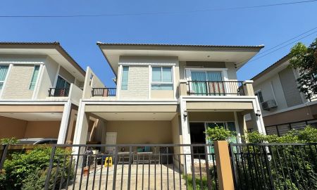 ขายบ้าน - ขายบ้านเดี่ยวมือสอง โครงการบิวตี้เฮ้าส์ 4 (Beauty House 4) กาญจนาฯ-ราชพฤกษ์ เนื้อที่ 56.9 ตร.ว. ใกล้โรงเรียนเทพศิรินทร์ ทางด่วนศรีรัช