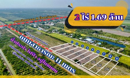 ขายที่ดิน - ขายที่ดินทำเลทอง คลอง 11 หนองเสือ ปทุมธานี ราคาถูก ไร่ละไม่ถึง 1 ล้าน เหมาะสร้างโกดัง บ้านสวน หรือคลังสินค้า