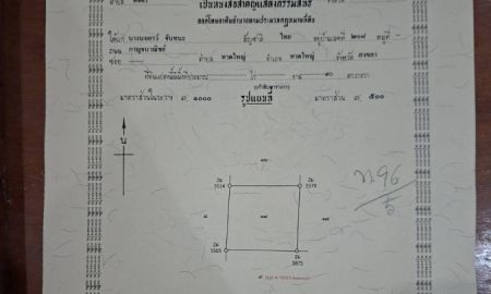 ขายที่ดิน - ขายที่ดินน้ำไม่ท่วมหลังวัดทุ่งงาย ใกล้ ม.สงขลานครินทร์ หาดใหญ่