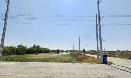 ขายที่ดิน - ขายด่วนที่ดิน แปลงใหญ่ บางเสาธง สมุทรปราการ ติดถนนสาธารณะ แบ่งขายได้