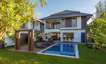 ขายบ้าน - ลักซ์ชัวรี่ พูลวิลล่า (Silver) Type Silver (PD1-2-3) พูลวิลล่าสุดหรูในโทนสีน้ำตาล ครีม สะท้อนความอบอุ่น เรียบหรู และผ่อนคลาย ออกแบบสไตล์ Modern