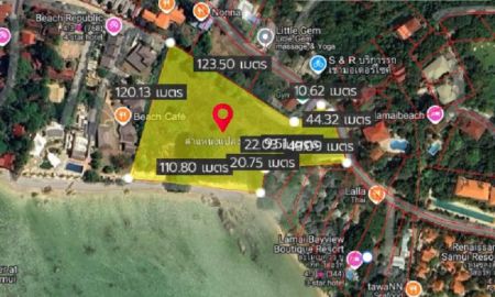 ขายที่ดิน - ขายที่เปล่าติดชายหาด หาดละไม เกาะสมุย 7-2-53 ไร่