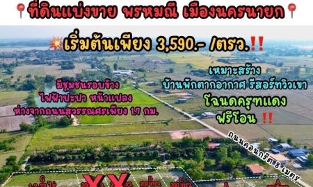 ขายที่ดิน - ขายที่ดินวิวสวย ตำบลพรหมณี อำเภอเมืองนครนายก จังหวัดนครนายก