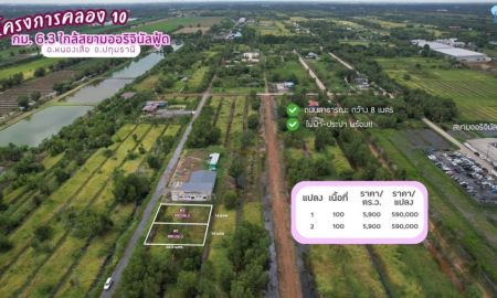 ขายที่ดิน - ขายที่ดินคลองสิบ เหมาะสำหรับสร้างบ้านอยู่อาศัย บ้านสวน