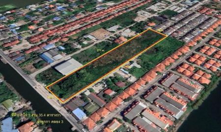 ขายที่ดิน - ขายที่ดิน ลำลูกกาคลอง 3 เนื้อที่ 7 ไร่ 1 งาน 35.4 ตร.ว.