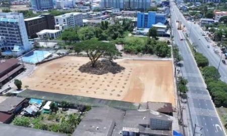 ขายที่ดิน - ขายที่ดินพัทยา ติดถนนสุขุมวิท พัทยาเหนือ เนื้อที่ 4 ไร่ 58 ตารางวา