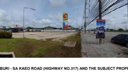 ขายที่ดิน - ขายด่วนที่ดินและสิ่งปลูกสร้างอาคาร (บิ๊กซี สระแก้ว) 42-1-59 ไร่