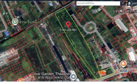 ขายที่ดิน - ขายที่ดิน 10 ไร่ 76 ตร.วา ซอยวัดพระเงิน บางกรวย นนทบุรี ทำเลดี ติดคลอง