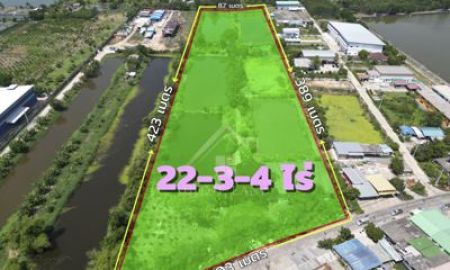 ขายที่ดิน - ที่ดินสวย แปลงใหญ่ 22-3-4 ไร่ บางบ่อ สมุทรปราการ ทำเลทอง