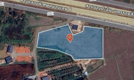 ขายที่ดิน - ขายที่ดินใกล้ตัวเมืองนครราชสีมาติดถนนเลียบมอเตอร์เวย์บางปะอินนครราชสีมา ตำบลสี่มุม อ.เมืองนครราชสีมาขนาดที่ดิน 4-2-55ตรง