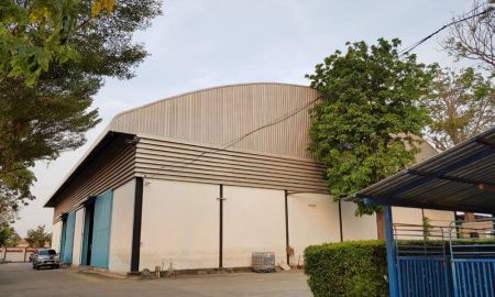 ขายที่ดิน - ขาย และ ให้เช่า ที่ดิน 6 ไร่ พร้อมโรงงาน โกดัง และบ้านพัก บางบัวทอง นนทบุรี ใกล้รถไฟฟ้าสีม่วง สถานีคลองบางไผ่