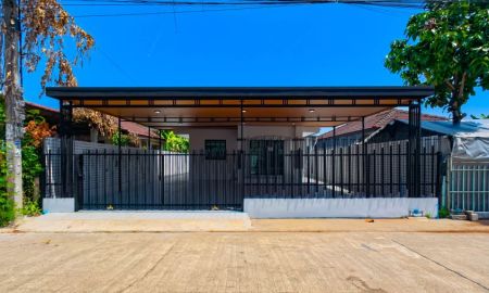 ขายบ้าน - ขายบ้านเดี่ยวชั้นเดียว ม.มีนบุรีการ์เด้นโฮม ราษฎร์อุทิศ 48 เนื้อที่ 50 ตรว. 3 ห้องนอน 2 ห้องน้ำ จอดรถ 2 คัน