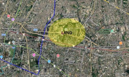 ขายที่ดิน - ขายที่ดินโซนพระราม 9 ทำเลศักยภาพสูง เนื้อที่ 300 ตร.ว. | ผังเมือง สีส้ม ย.6 เจ้าของขายเอง