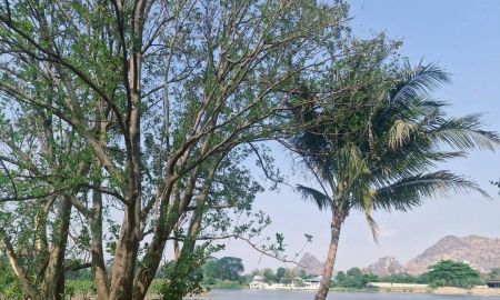 ขายที่ดิน - ขายที่ดิน ริมน้ำในเมืองโอกาสแบบนี้ไม่ได้มีบ่อย แปลงใหญ่ วิวภูเขา ติดแม่น้ำแควน้อย