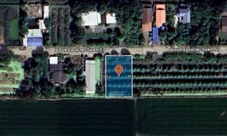 ขายที่ดิน - ขายด่วนที่ดินคลองห้า 200 ตารางวา ติดถนนคอนกรีตสาธารณะ ชอย คลองห้า ตต.57 อ.คลองหลวง จ.ปทุมธานี