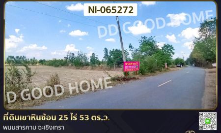 ขายที่ดิน - ที่ดินเขาหินซ้อน 25 ไร่ 53 ตร.ว. พนมสารคาม ฉะเชิงเทรา ใกล้วัดบุญญารามปู่เจ้าเขาเขียว