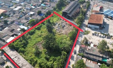 ขายที่ดิน - ขายที่ดินเปล่า ถมแล้ว พื้นที่สีส้ม อ.กระทุ่มแบน จ.สมุทรสาคร 5 ไร่ 3 งาน 27 ตร.วา