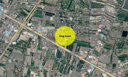 ขายที่ดิน - ขายที่ดิน ติดถนนกิ่งแก้ว ทำเลทอง ผังสีดี