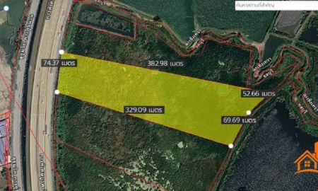 ขายที่ดิน - ที่ดิน 20-0-0 ไร่ ผังสีม่วงลาย ติดถนนบางนา-ตราด อ.เมืองชลบุรี