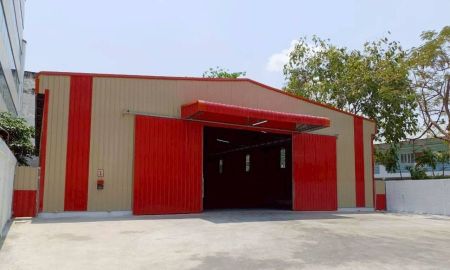 ให้เช่าโรงงาน / โกดัง - โกดังใหม่ให้เช่าขนาด 504 ตรม เป็นโกดังเดี่ยวด้านหน้ากว้างจอดรถได้หลายคัน ย่านรามอินทรา บางเขน กทม