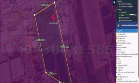 ขายที่ดิน - ที่ดินผังเมืองสีม่วง ถนนบางนาตราด กม.23 เนื้อที่ 33-1-79 ไร่ สร้างโรงงาน ไร่ละ 10 ล้าน บางเสาธง บางบ่อ สมุทรปราการ