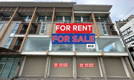 ขาย-ให้เช่าอาคารพาณิชย์ / สำนักงาน - ขาย ให้เช่าอาคารพาณิชย์ 4 คูหา ทำเลดี ใกล้สวนเสือศรีราชา ชลบุรี