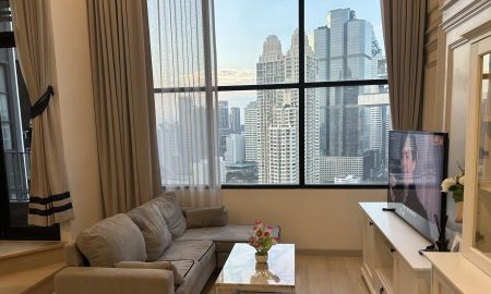 ให้เช่าคอนโด - ให้เช่าคอนโด ไนท์บริดจ์ ไพร์ม สาทร Duplex Luxury