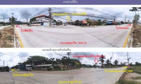 ขายที่ดิน - ขายทิ่ดินเปล่า ทำเลดี ติดถนนชุมชนเจริญพัฒนา จ.ระยอง