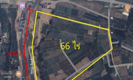 ขายที่ดิน - ขายที่ดินเปล่า 66 ไร่ (ติดน้ำปิงยาว 400 เมตรกว่า) แม่แฝก สันทราย เชียงใหม่