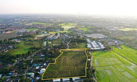 ขายที่ดิน - ขายที่ดินเปล่าติดถนนผังส้ม 15-2-74.1 ไร่ (ต.สันนาเม็ง อ.สันทราย จ.เชียงใหม่)