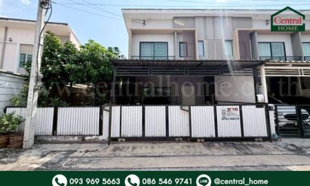 ขายทาวน์เฮาส์ - ทาวน์โฮม เดอะ คอนเนค ดอนเมือง - เทิดราชัน หลังริม ใกล้สนามบินดอนเมือง