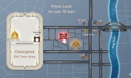 ขายที่ดิน - Rare Plot ใจกลางลอยเคราะห์! ที่ดิน 78 ตรว. ใกล้ท่าแพ - Night Bazaar เพียง 100 ม. จากถนนลอยเคราะห์ เหมาะลงทุน Boutique Hotel / Airbnb