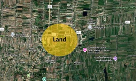 ขายที่ดิน - ขายที่ดินแปลงใหญ่ ลำลูกกา ติดถนนเลียบคลอง 7 ทำเลดี เดินทางสะดวก !