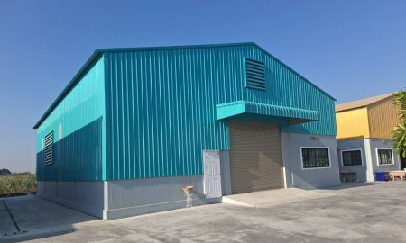 ให้เช่าโรงงาน / โกดัง - โกดังให้เช่า คลังสินค้าให้เช่า พร้อมสำนักงาน ถนน 345 บางบัวทอง นนทบุรี